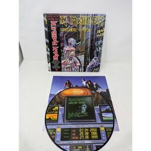 Iron Maiden Somewhere in Time LP Vinyl Record 2013 Limited Edition Picture Disc